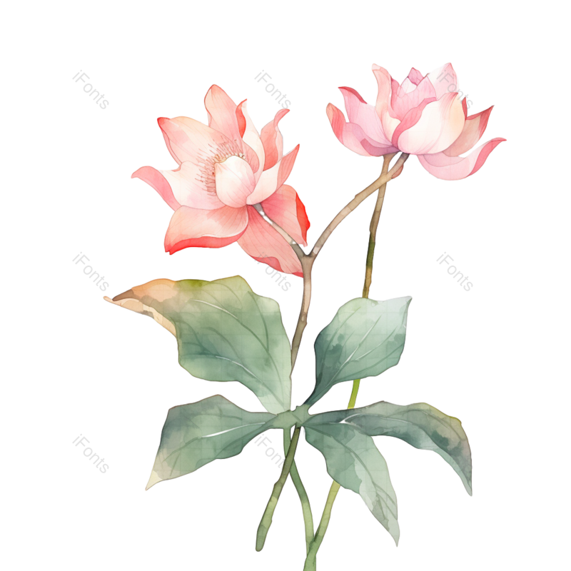 荷花图片,自然元素,春天PNG,绿色免抠素材